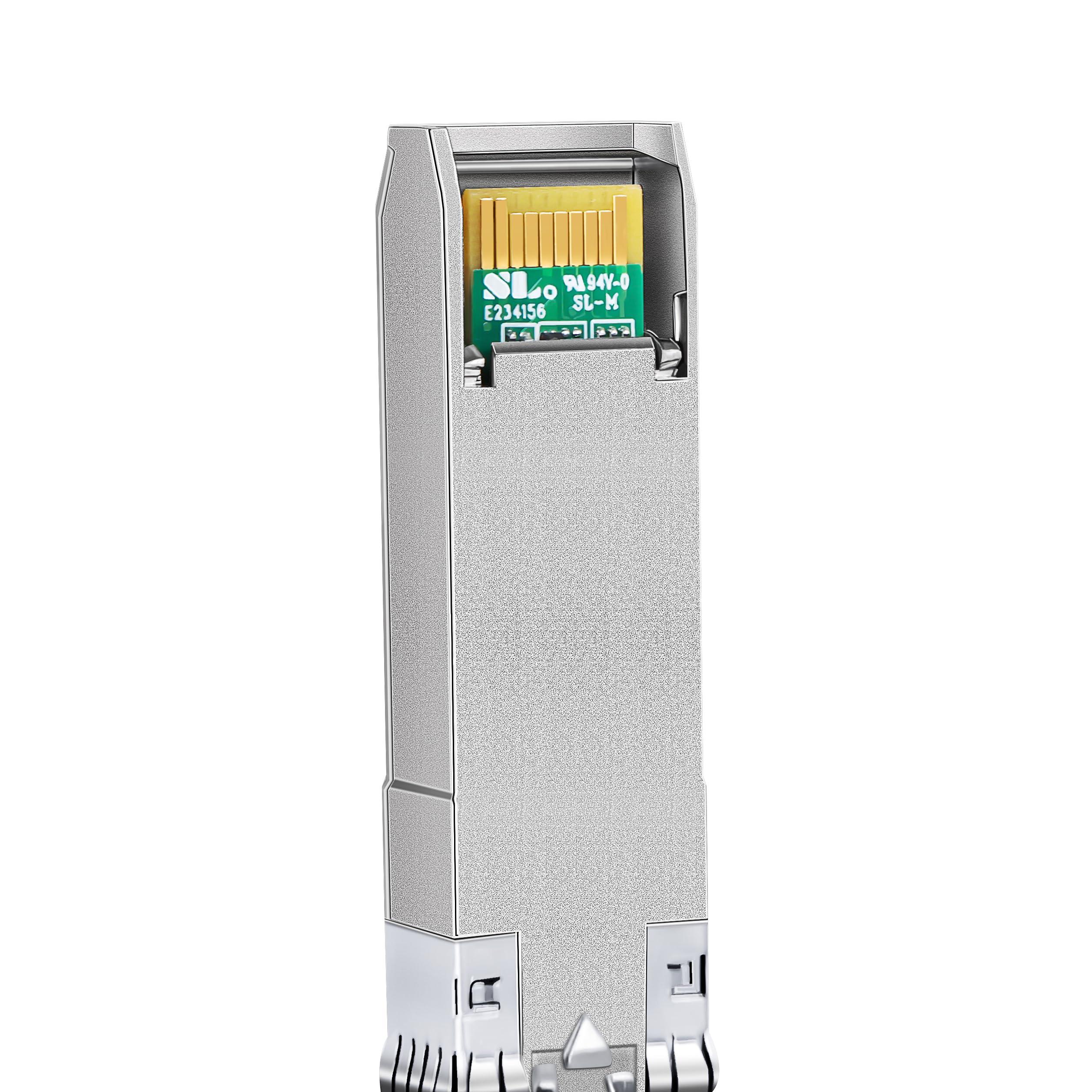 QSFPTEK 10GBASE-T SFP+ to RJ45, 10gagbit SFP Copper RJ-45, 10gbe SFP Module with RTL8261N Chip, Mini Gbic Network Transceiver Compatible with Cisco SFP-10G-T-S, Ubiquiti, and Other Open Switch