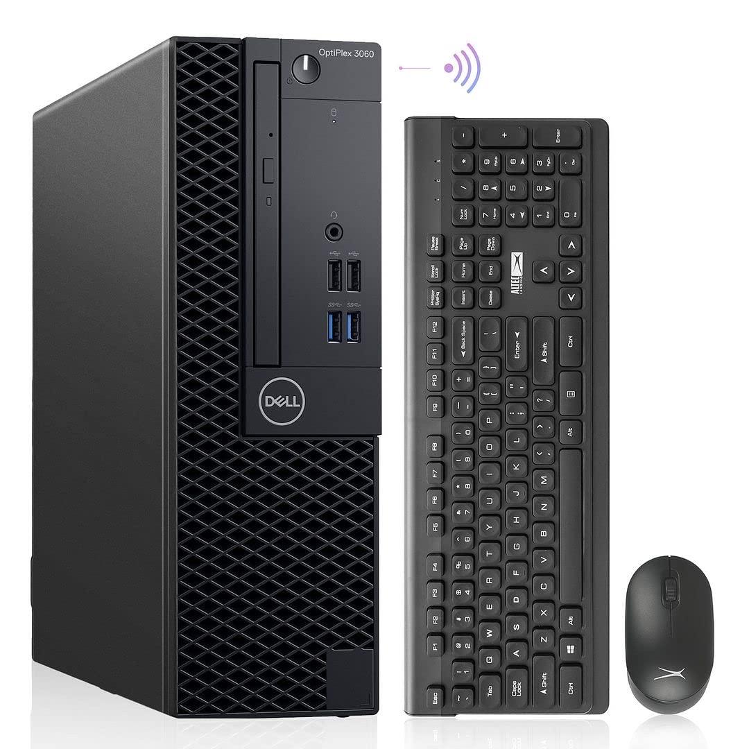 Dell Dell OptiPlex 3060 Desktop Computers Windows 11 Pro, Hexa Core i5-8500 Up to 4.1Ghz,32GB DDR4, 512GB M.2 NVMe SSD,1TB HDD,AX210 Built-in WiFi 6E, Small Form Factor PC, Black (Renewed)