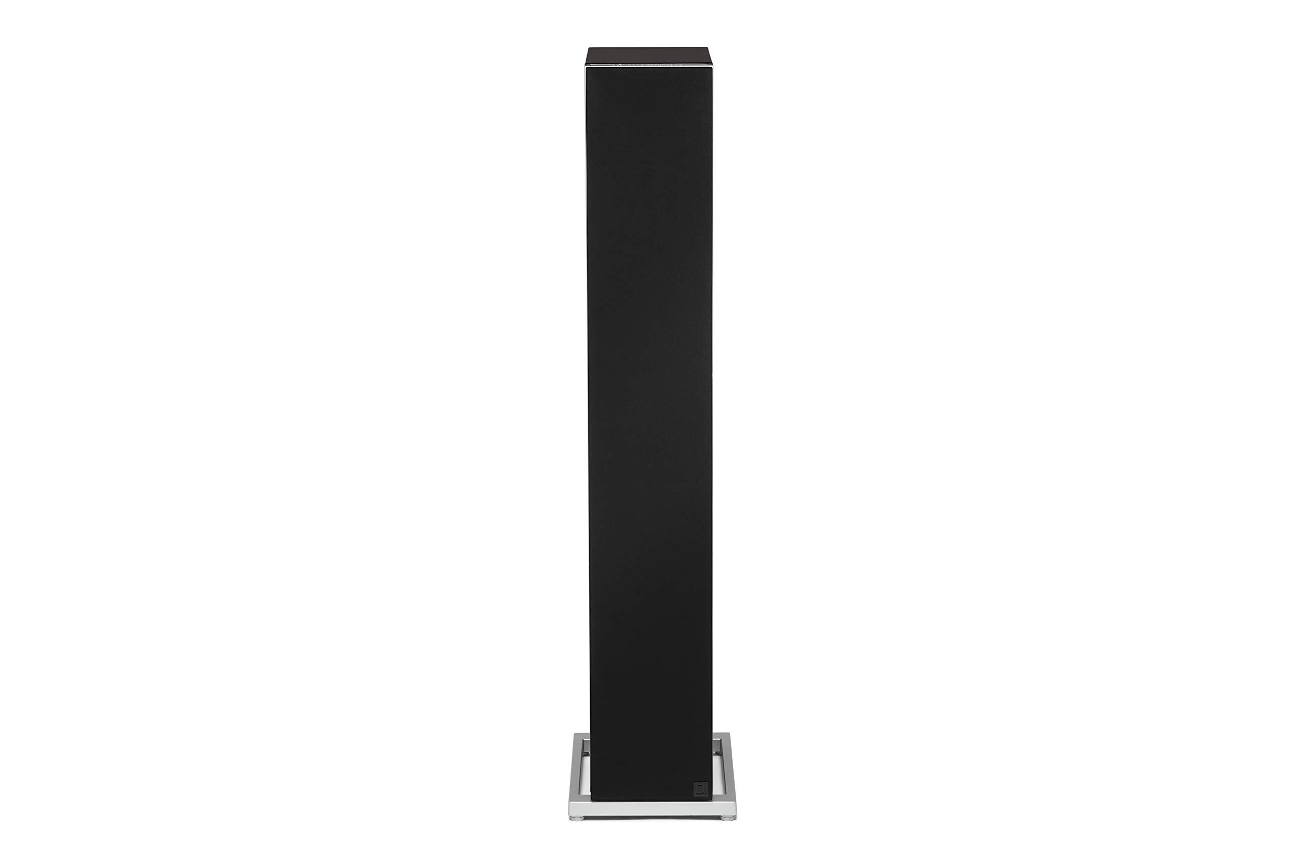Definitive Technology Definitive Technology D15 Demand Series Modern High-Performance 3-Way Tower Speaker (Right-Channel) - Single, Black | Dual 8 Passive Bass Radiators