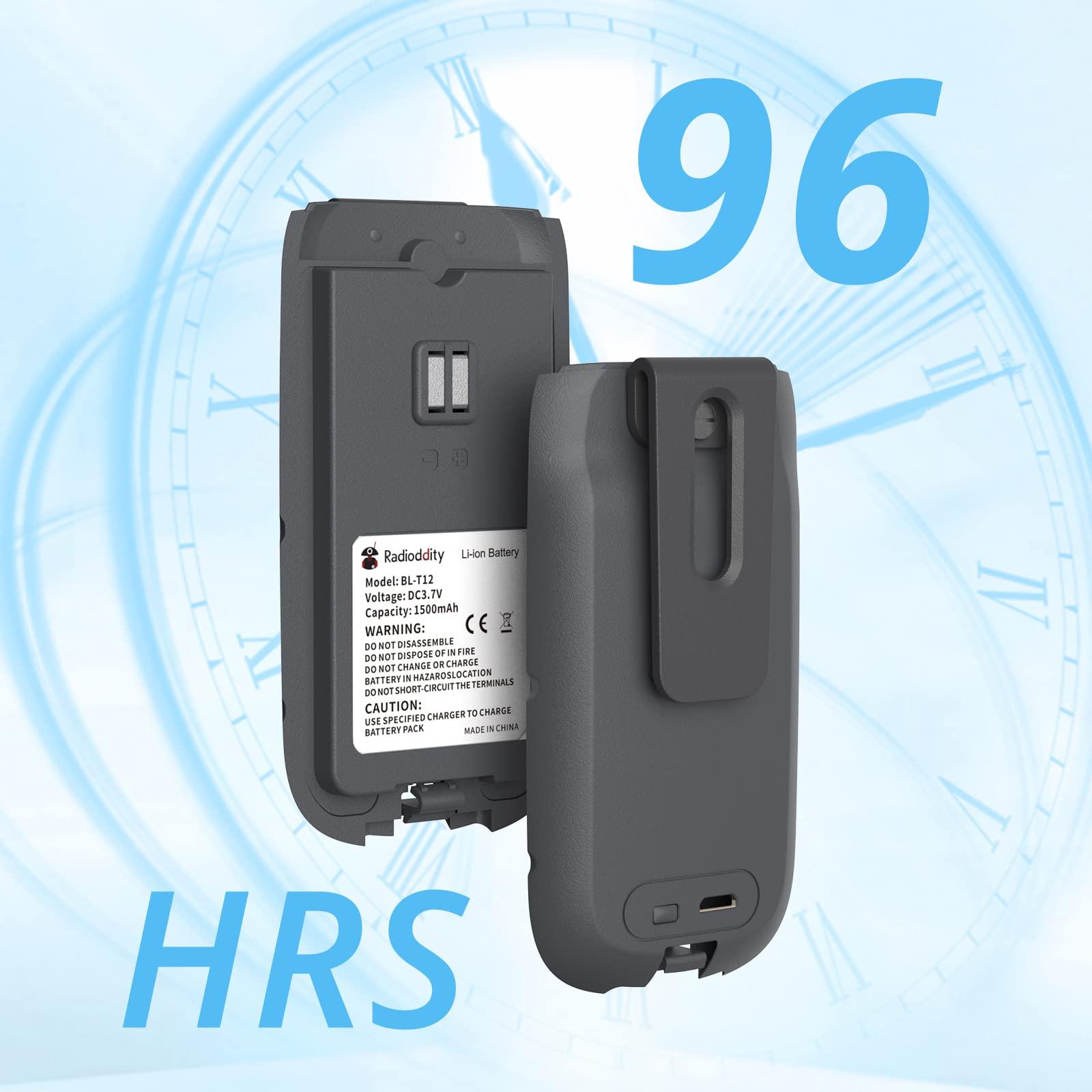 Radioddity Radioddity FS-T3 Walkie Talkies for Adults Kids Long Range 4 Pack Rechargeable Walky Talky FRS Two Way Radio, 22 Channels USB Charging with Flashlight Earpiece for Camping