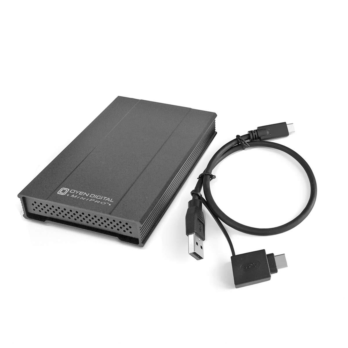 Oyen Digital Oyen Digital MiniPro 2.5" SATA to USB-C External Hard Drive/SSD Enclosure (U31M-C25-G)