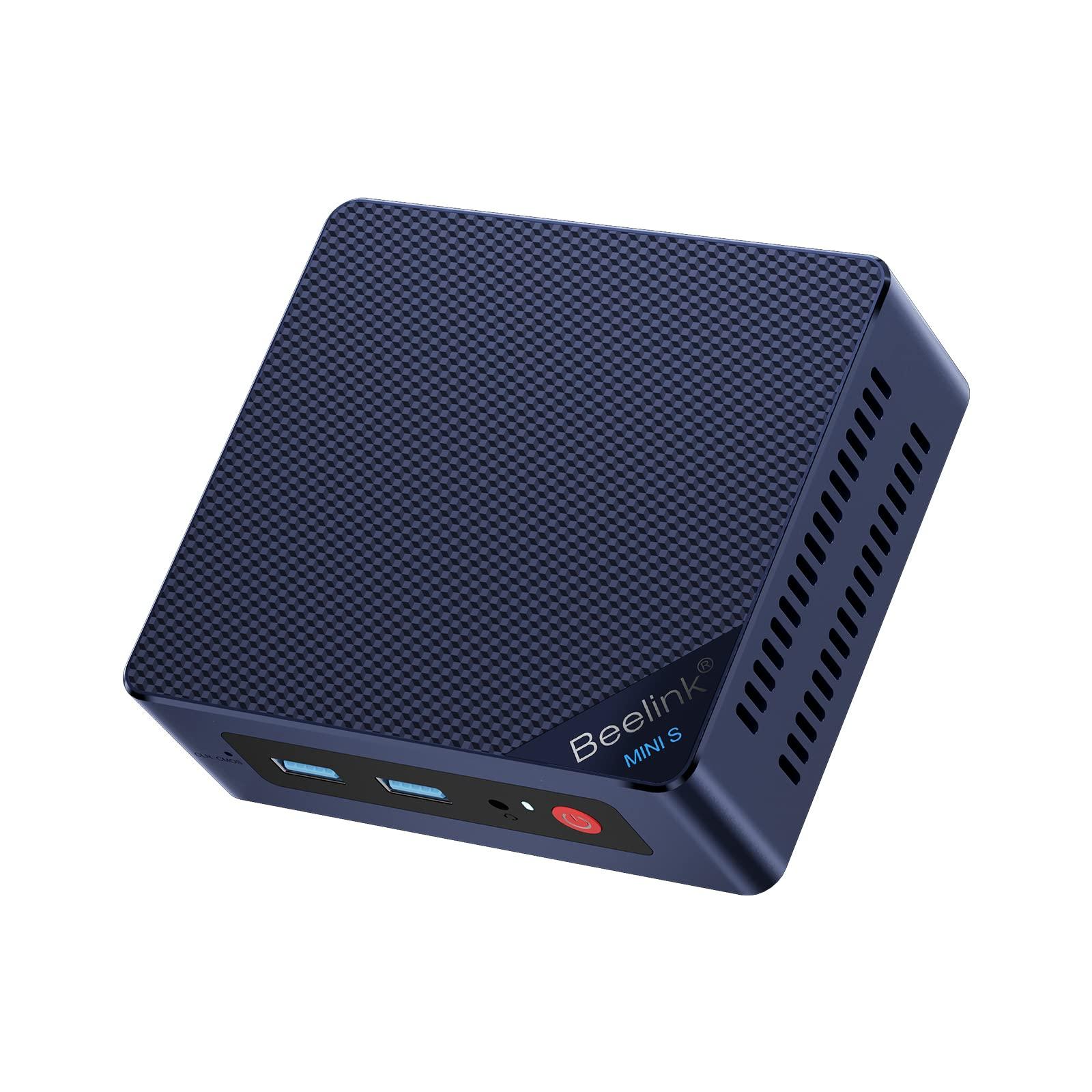 Beelink Beelink Mini PC, Mini S13 Mini Computer Intel Twin Lake N150(up to 3.6GHz), Desktop Computers 16G DDR4 RAM 1TB PCIe3.0 SSD, Small PC 4K UHD Dual HDMI/Wifi6/BT5.2 for Office/Home/HTPC/NAS/W-11 Pro