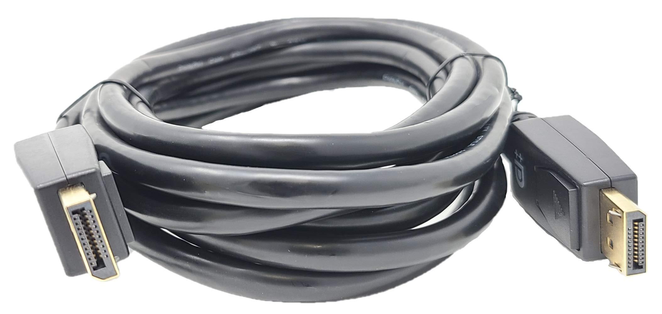 MICRO CONNECTORS Micro Connectors 10 Feet VESA Certified DisplayPort 1.4 Cable with Latch (M05-14DPV-10)