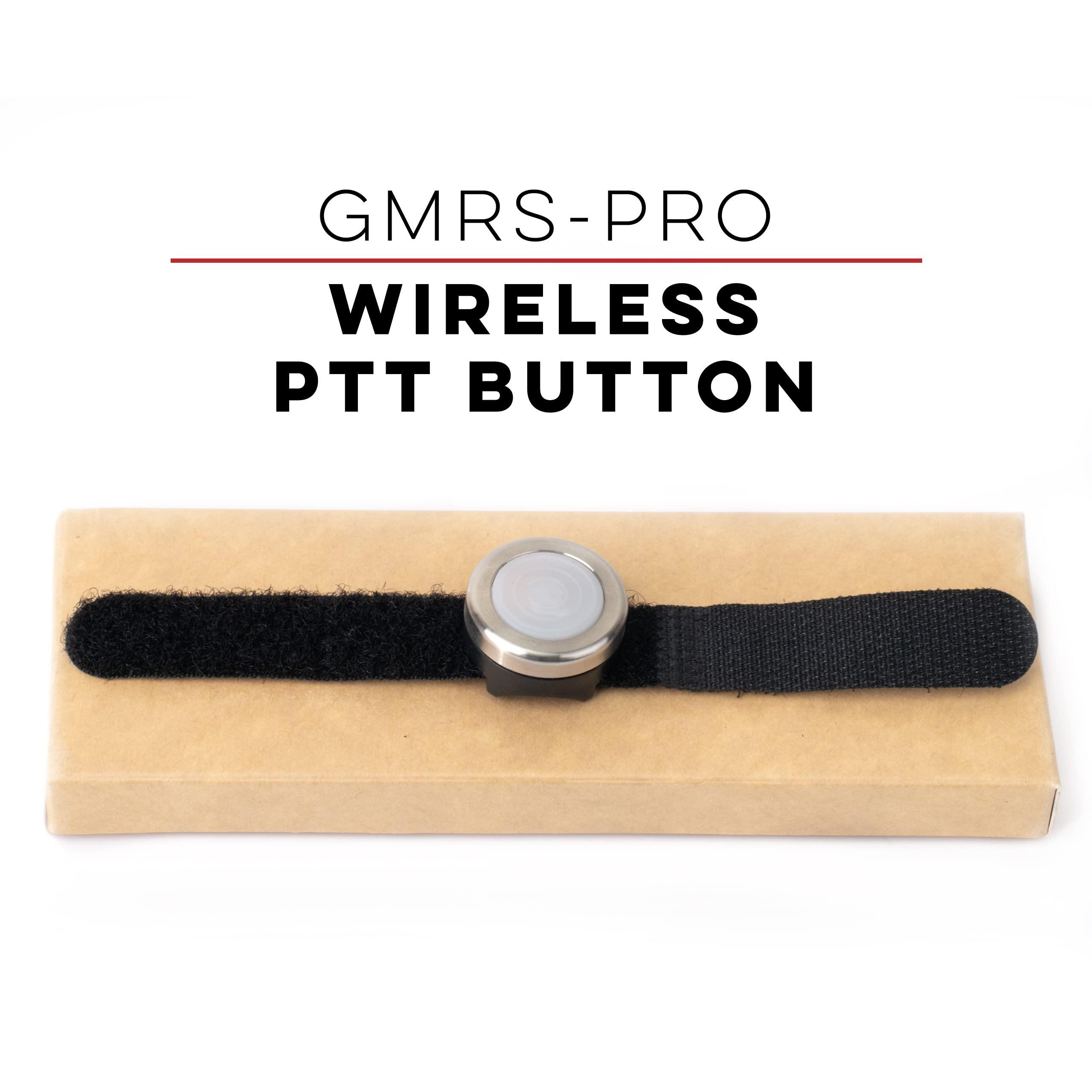 BTECH BTECH BS-PTT Wireless PTT (Push-to-Talk) Device - Compatible with GMRS-PRO and UV-PRO Radios & HFP Bluetooth Headsets for Effortless Wireless Communication