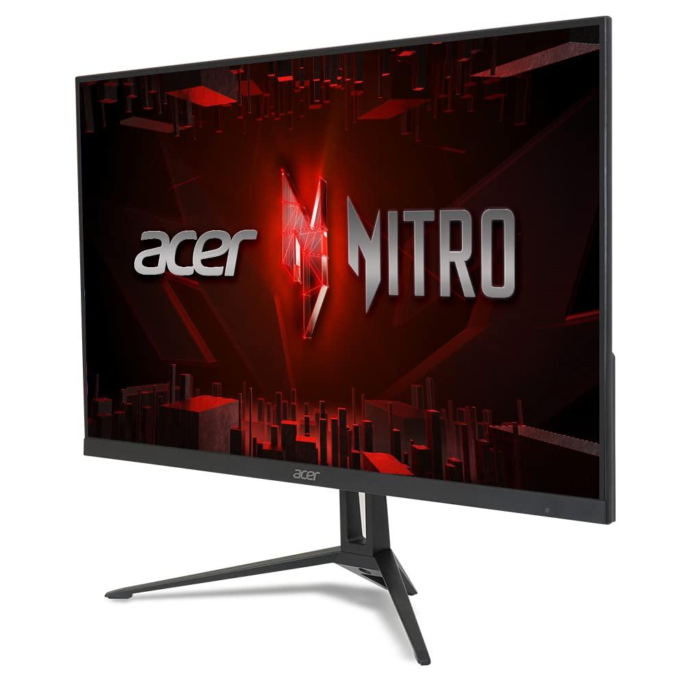 acer Acer Nitro 27" Full HD 1920 x 1080 IPS Gaming Monitor | AMD FreeSync Premium | 200Hz Refresh | Up to 0.1ms | Tilt | 1 x Display Port 1.2 & 1 x HDMI 2.0 | KG273 X1bmipx