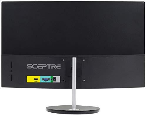 Sceptre Sceptre Curved 24-inch Gaming Monitor 1080p R1500 98% sRGB HDMI x2 VGA Build-in Speakers, VESA Wall Mount Machine Black (C248W-1920RN Series)