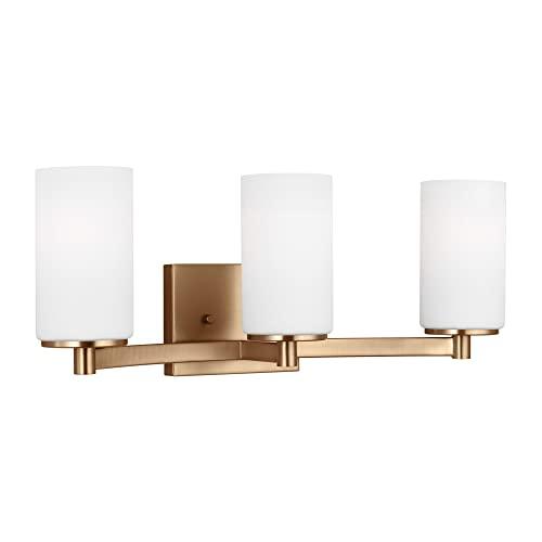Sea Gull Lighting Generation Lighting 4439103EN3-05 Three Light Wall/Bath, Burnt Sienna