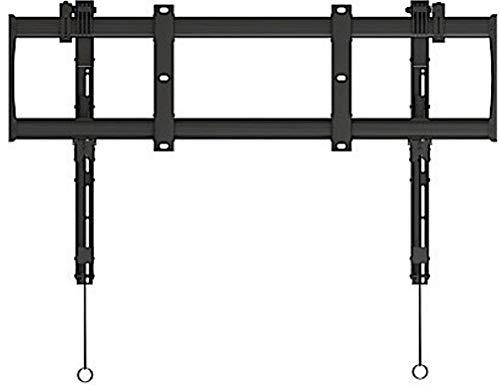Crimson AV Crimson AV RSF100 Robust Series Flat Mount for Large-Format and Interactive Displays 100"+ TVs with Lateral Shift and Post-Installation Leveling, Black, 400lb (181kg) Weight Capacity
