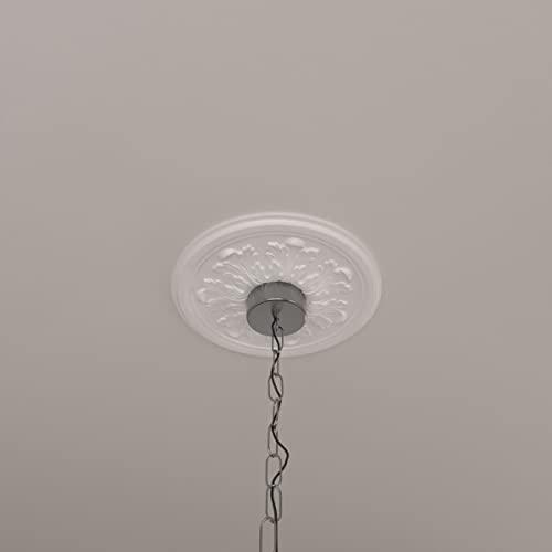 Ekena Millwork Ekena Millwork CM12LE Legacy Acanthus Ceiling Medallion, 12 3/4"OD x 7/8"P (Fits Canopies up to 3 1/2"), Factory Primed