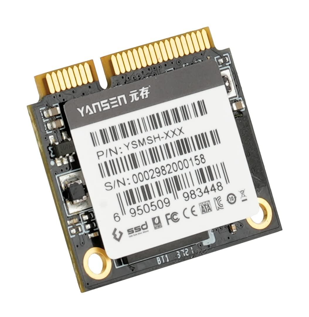 Yansen 128GB Yansen Half-Size mSATA SSD Solid State Disk 3D TLC