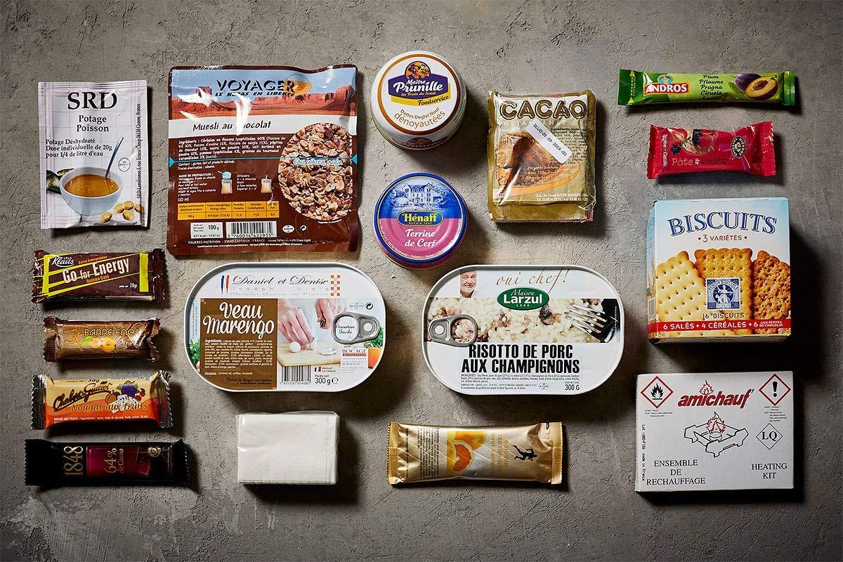 Name New FRENCH MRE Army Ration Meal Ready To Eat Emergency Food Supplies Genuine RCIR (Menu 5)