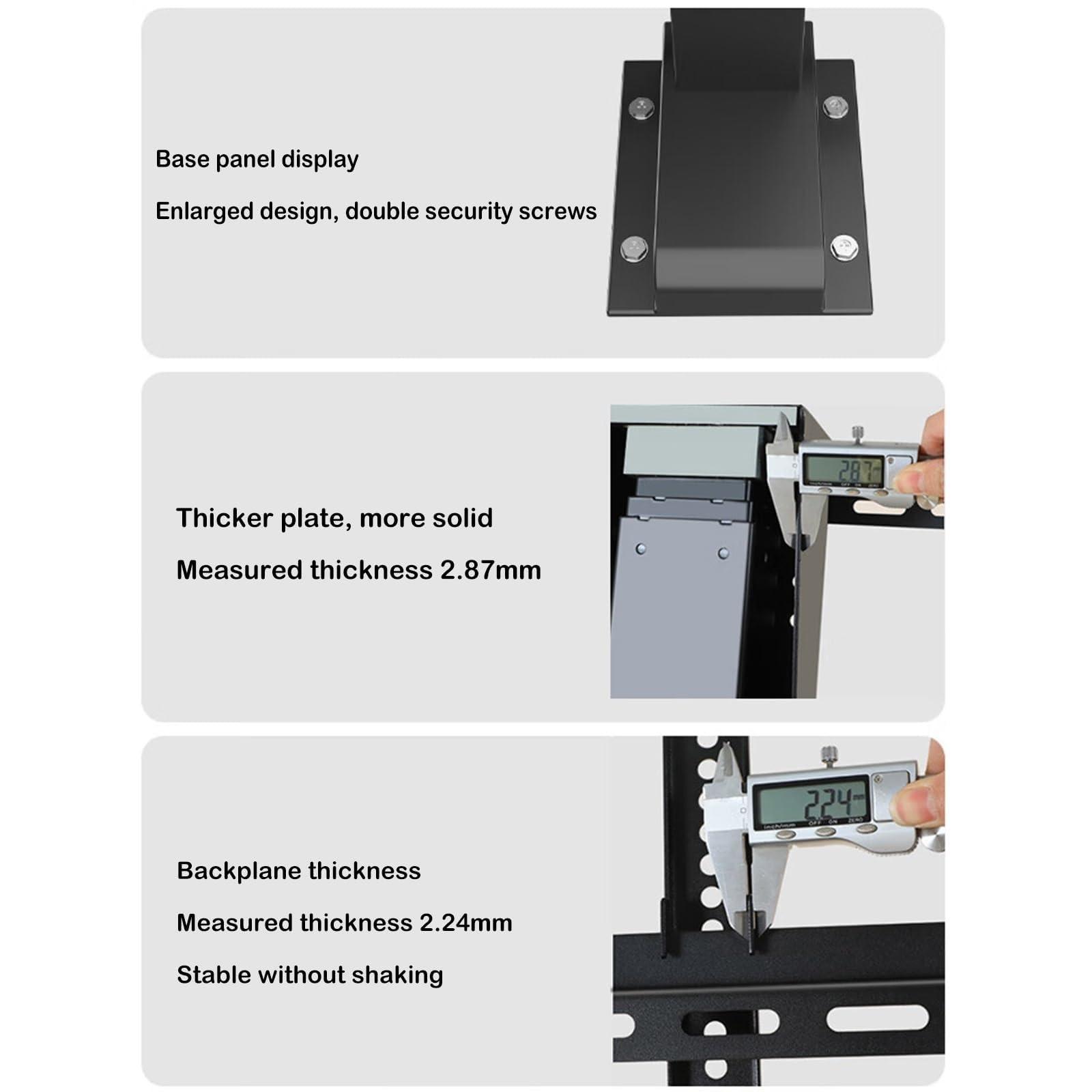POLGDW Can Be Hidden in A Cabinet TV Motorized Lift - for 26-75 Inch TVs, Motorized Tv Mount with Remote Control and Memory Setting, with Load 60kg/132lbs
