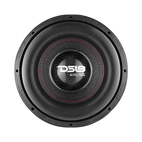 DS18 DS18 EXL-XX12.4DHE 12” High Excursion Car Audio Subwoofer 4000 Watts Dual Voice Coil 4 Ohms (1 Speaker) High Performance Big Bass Applications High Power
