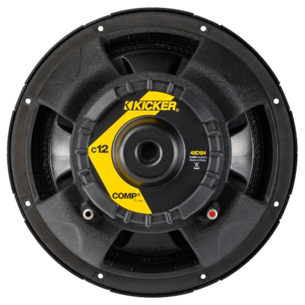 KICKER Kicker 43C124 Classic 12 inch Comp 4 Ohm SVC Subwoofer