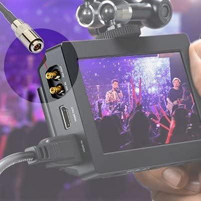 Superbat Superbat DIN to SDI BNC Cable, DIN 1.0/2.3 to BNC Male Belden 1855A Cable 20inch for Blackmagic BMCC/BMPCC Video Assist 4K Transmissions HyperDeck Cameras 2pcs