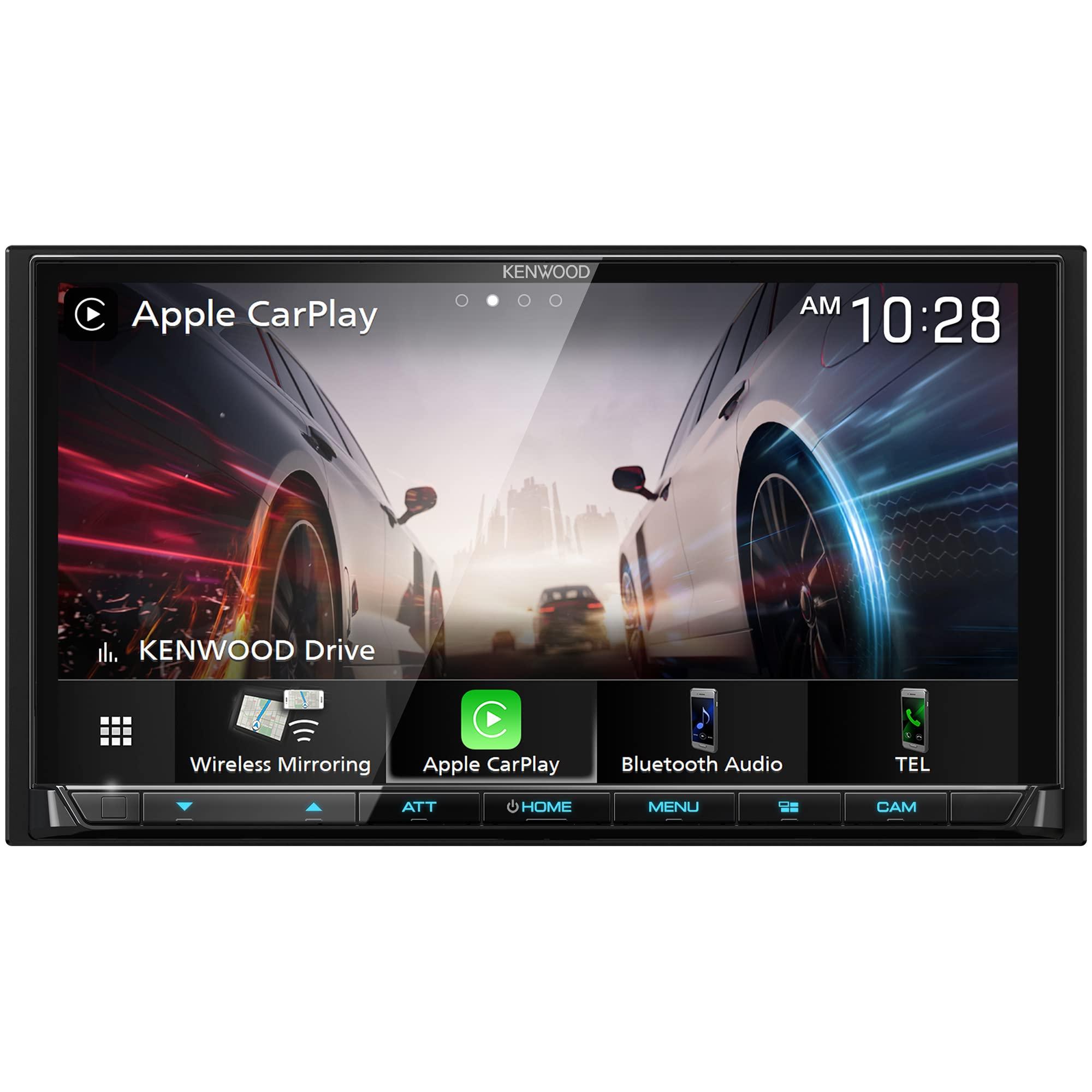 Kenwood KENWOOD DMX908S EXCELON 6.95 Inch LCD Touchscreen Digital Multimedia Receiver, Wireless Apple CarPlay and Android Auto, Double Din, AM/FM HD Radio, Bluetooth, USB Port, iDatalink Maestro, SiriusXM