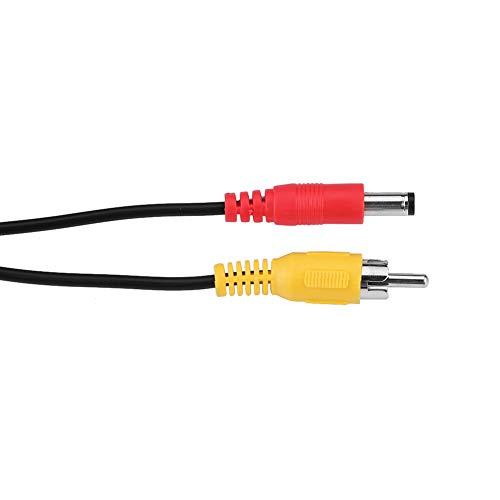 Dweekiy RCA Video Transmitter, RCA Video 2.4Ghz Wireless Transmitter&Receiver Kit for Car Parking Backup Camera Monitor System