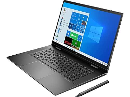 HP HP Envy x360 15 Home & Entertainment 2-in-1 Laptop (AMD Ryzen 7 5700U 8-Core, 32GB RAM, 1TB PCIe SSD, AMD Radeon, 15.6" Touch Full HD (1920x1080), Active Pen, WiFi, Win 10 Home) (Renewed)