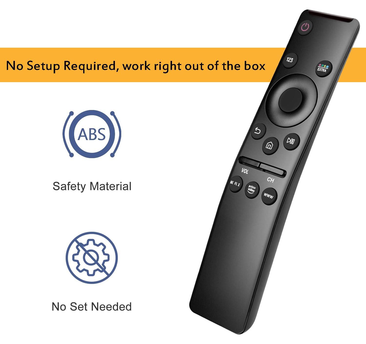 LOTEKOO Universal Remote Replacement for All Samsung TV LED QLED UHD HDR LCD Frame Curved Solar HDTV 4K 8K 3D Smart TVs, Upgrade Infrared for Samsung Remote Control, with Buttons forNetflix, PrimeVideo, WWW