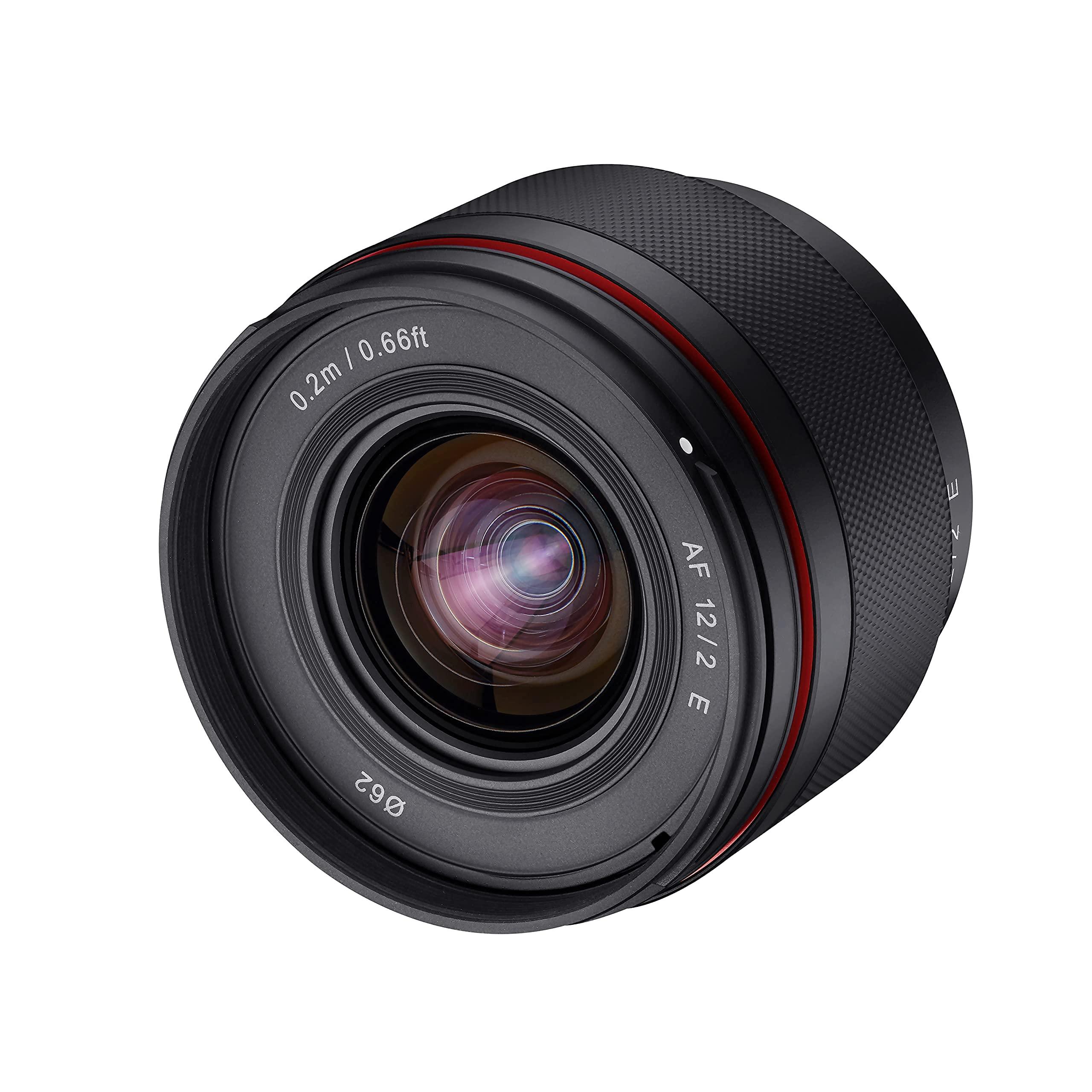 Rokinon Rokinon 12mm F2.0 AF Ultra Wide Angle Auto Focus Lens for Sony E Mount (IO12AF-E) (Renewed)