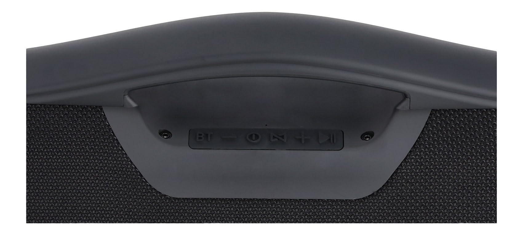Rockville Rockville RPB-XL Black 30W RMS Bluetooth Speaker Boombox, Deep Bass, USB/SD/Aux Playback, TWS Linking, Long Battery Life, for Parties and Outdoor Adventures