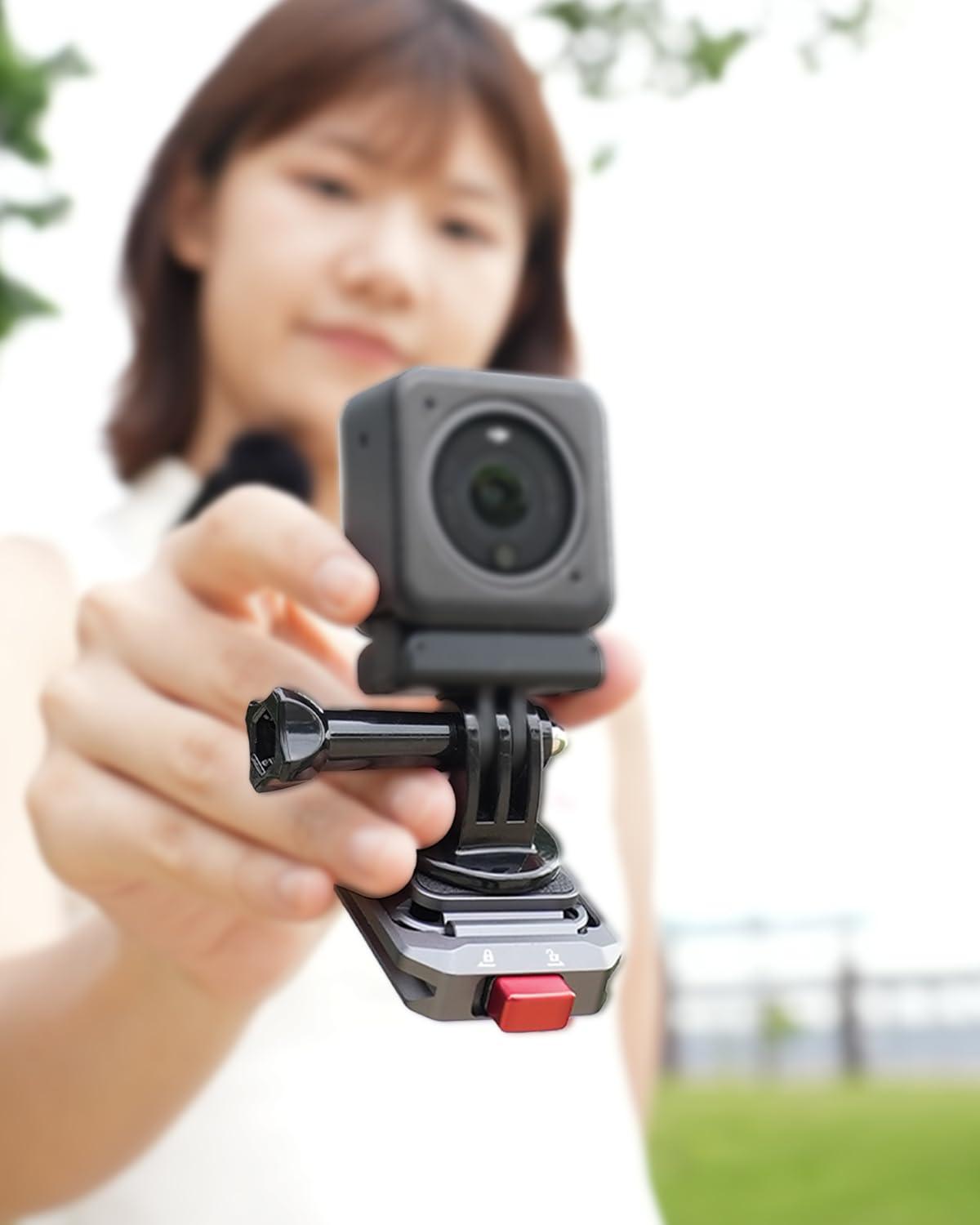IFOOTAGE IFOOTAGE Seastars Quick Release Q38 Action Camera Plate,Arca-Type Quick Release Plate for Gopro, Insta360, DJI Osmo Action/Pocket and Most Action Cameras