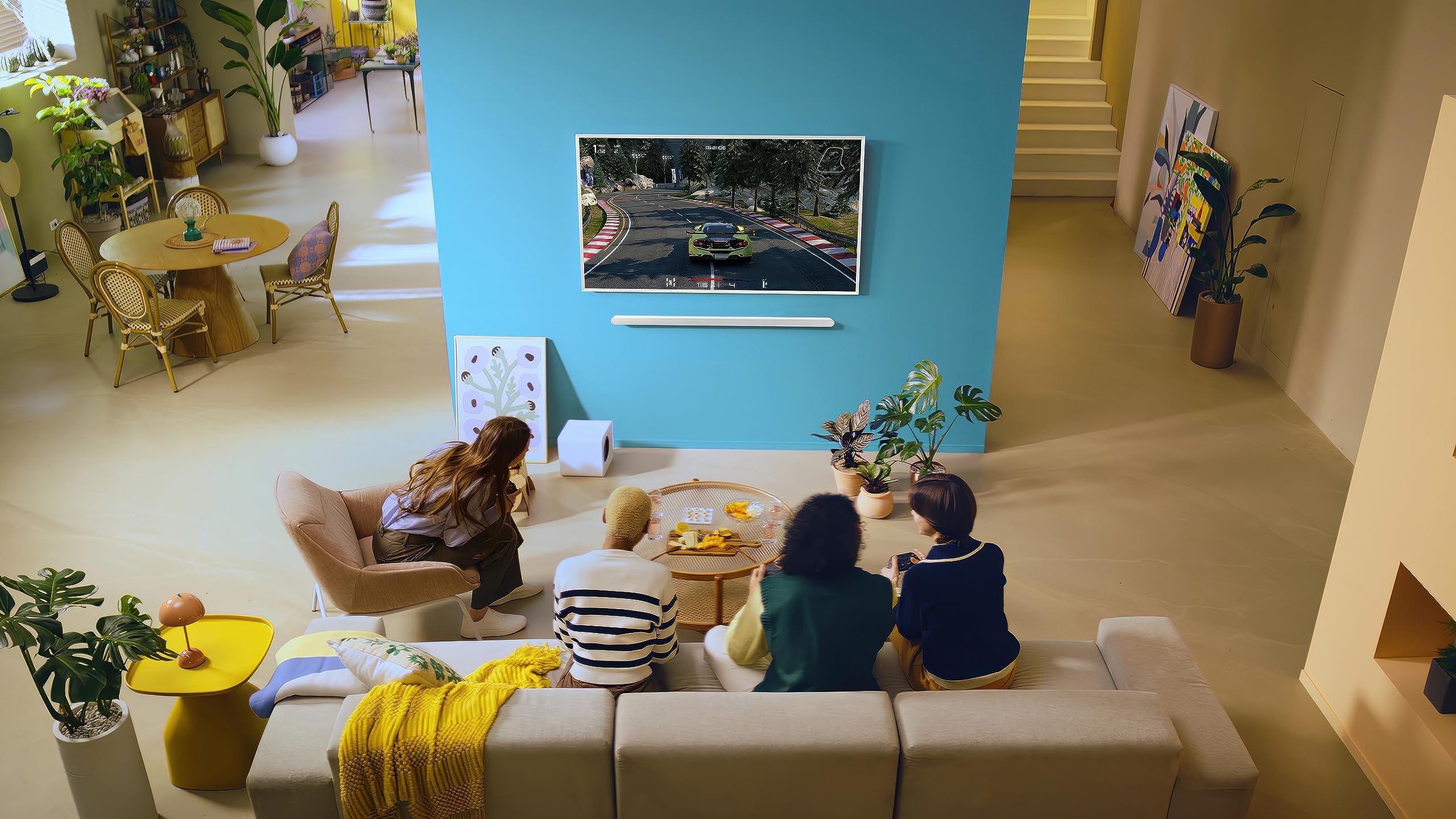 SAMSUNG SAMSUNG HW-S801B/ZA 3.1.2ch Soundbar w/ Wireless Dolby Atmos, DTS:X, Ultra Slim Design, Q Symphony, SpaceFit Sound, Alexa Built-In, Airplay 2, 2022