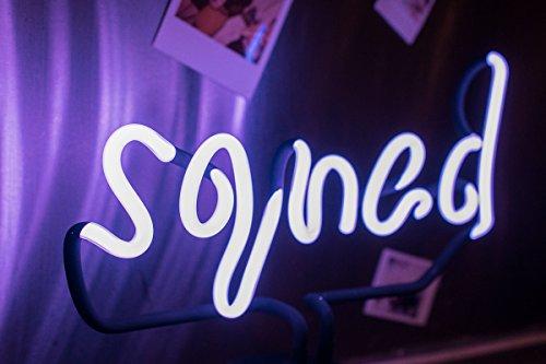 Amped & Co Amped & Co Squad Neon Desk Light, Real Neon, Purple, Large 11x12.2, Home Decor Neon Signs For Unique Rooms