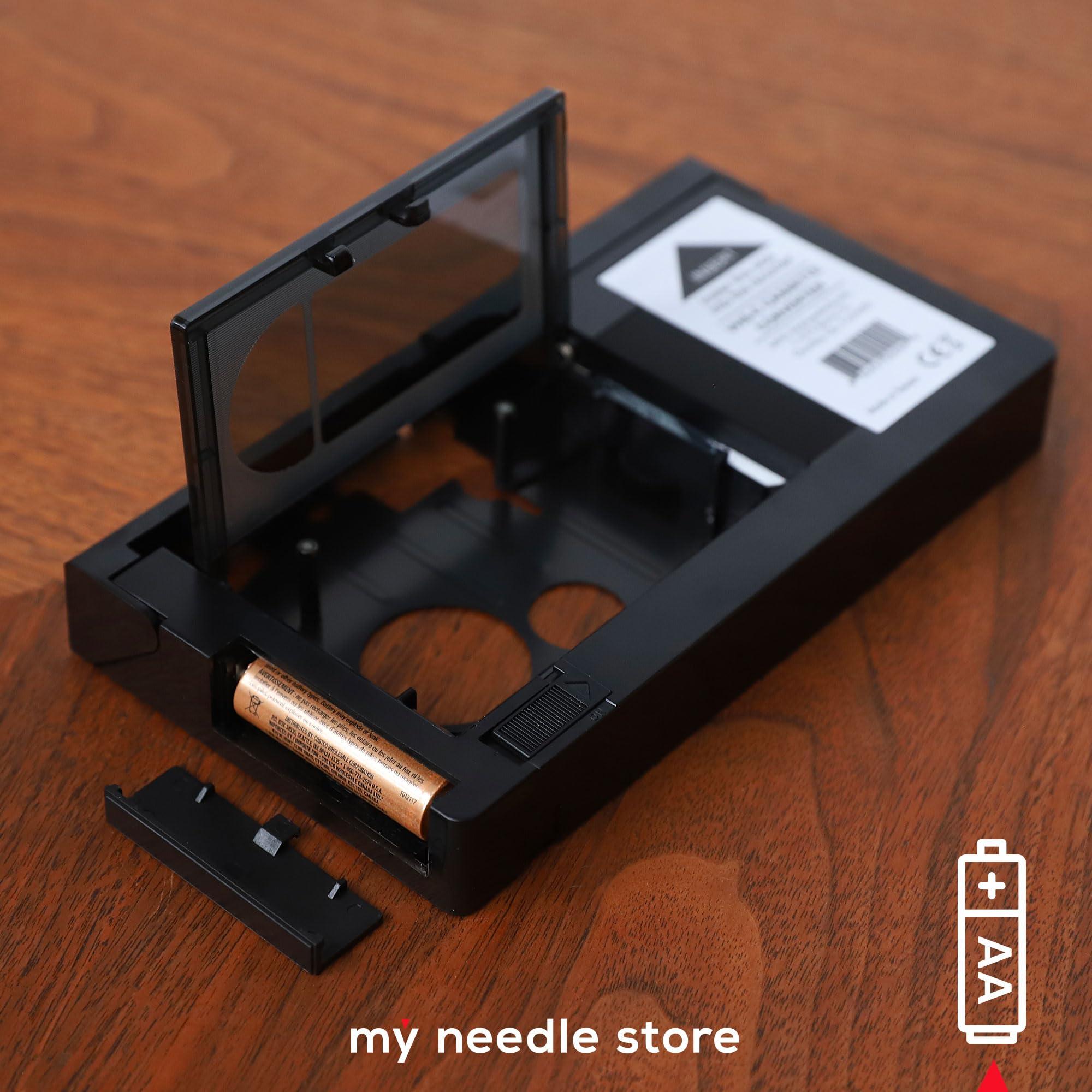 My Needle Store Original Factory Sealed My Needle Store Cassette Adapter for Camcorders SVHS VHS-C to VHS Ideal for VCR Player, VHS Tapes, Video Cassette Player and VHS to Digital Converting.