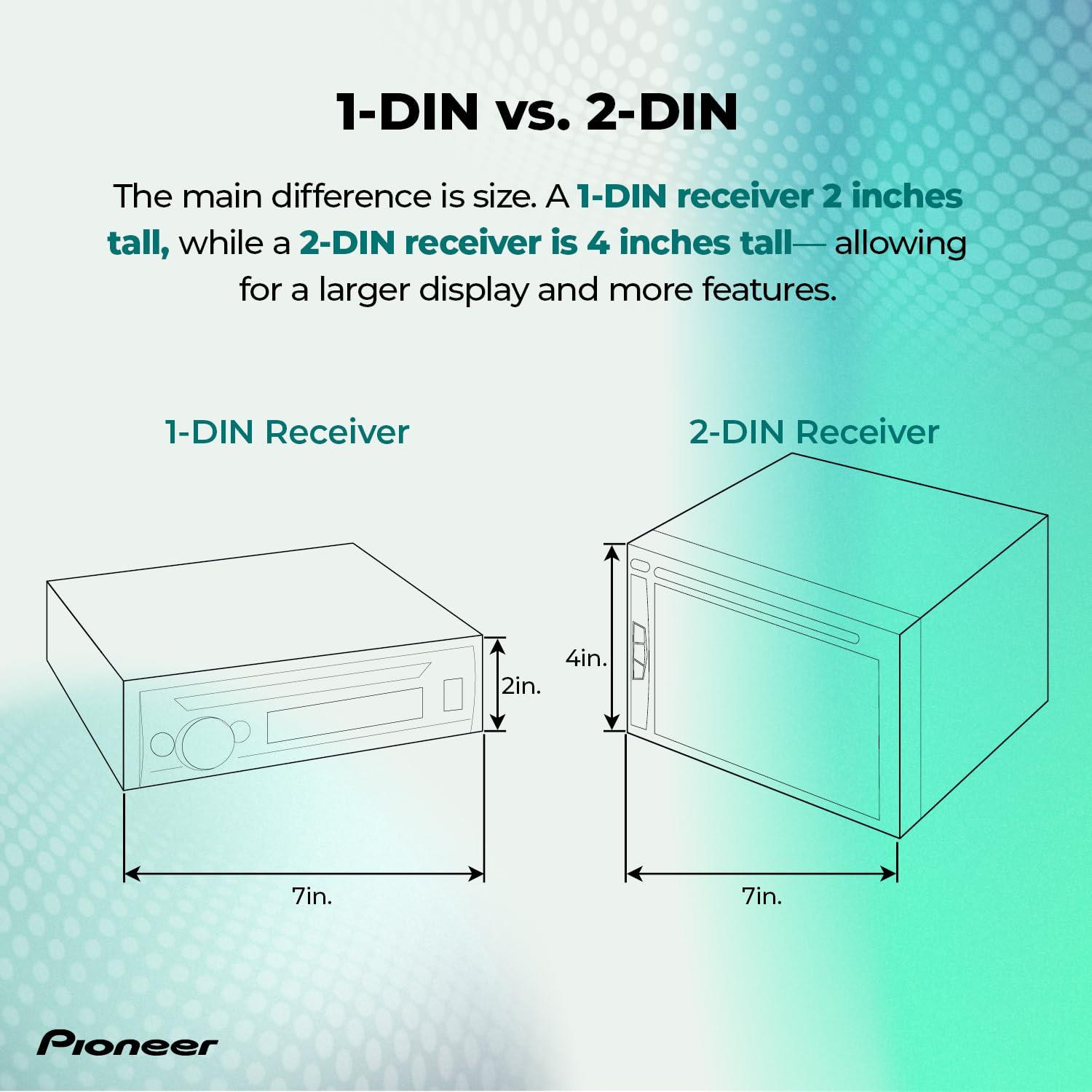 PIONEER PIONEER 6.8 AVH-521EX Multimedia Receiver - Bluetooth, CD and DVD Playback, Amazon Alexa, Rear Camera Capable