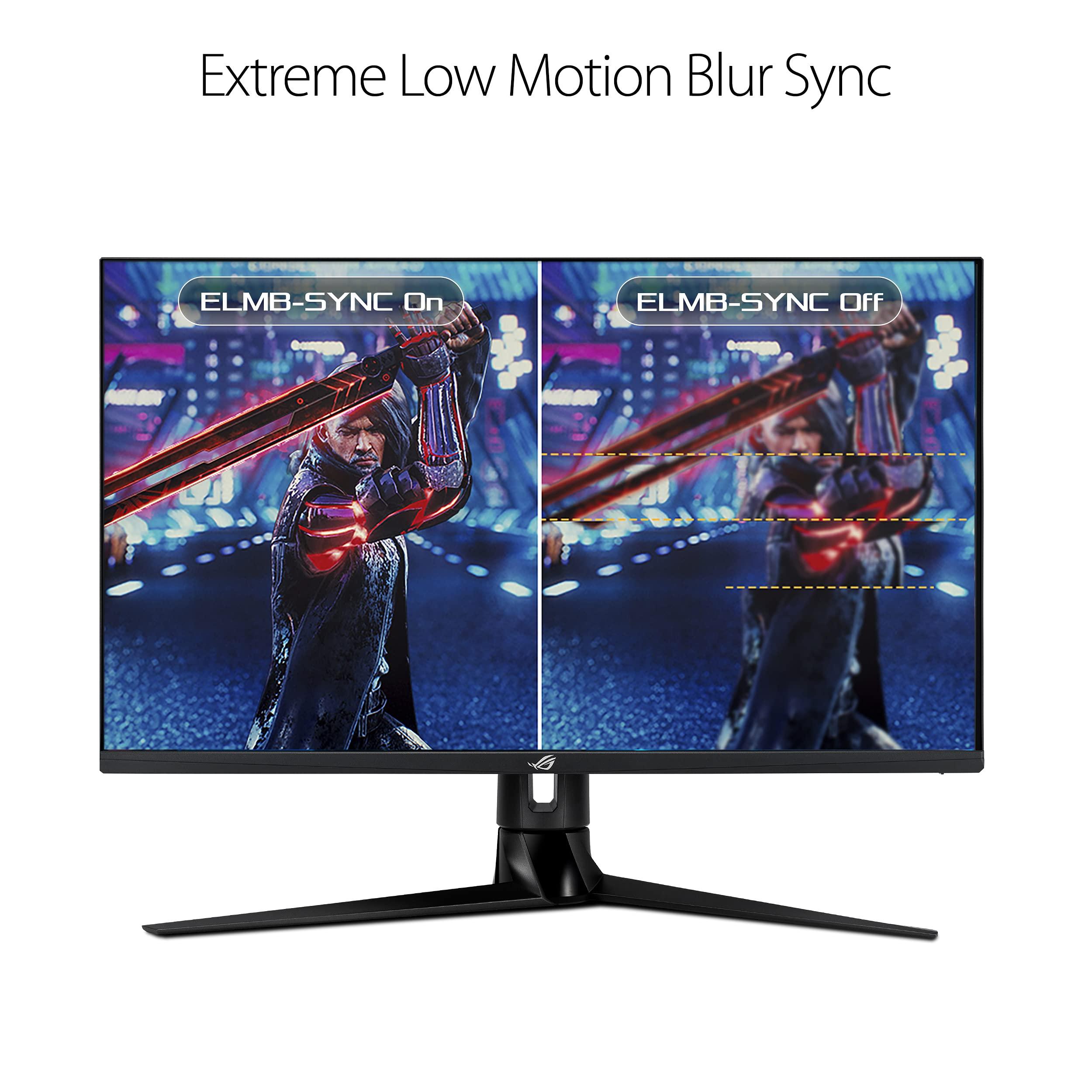 ASUS ASUS ROG Swift PG32UQR 32 4K HDR 144Hz DSC HDMI 2.1 Gaming Monitor - UHD (3840 x 2160), IPS, 1ms, G-SYNC Compatible, Extreme Low Motion Blur Sync, Eye Care, DisplayPort, USB, DisplayHDR 600,BLACK