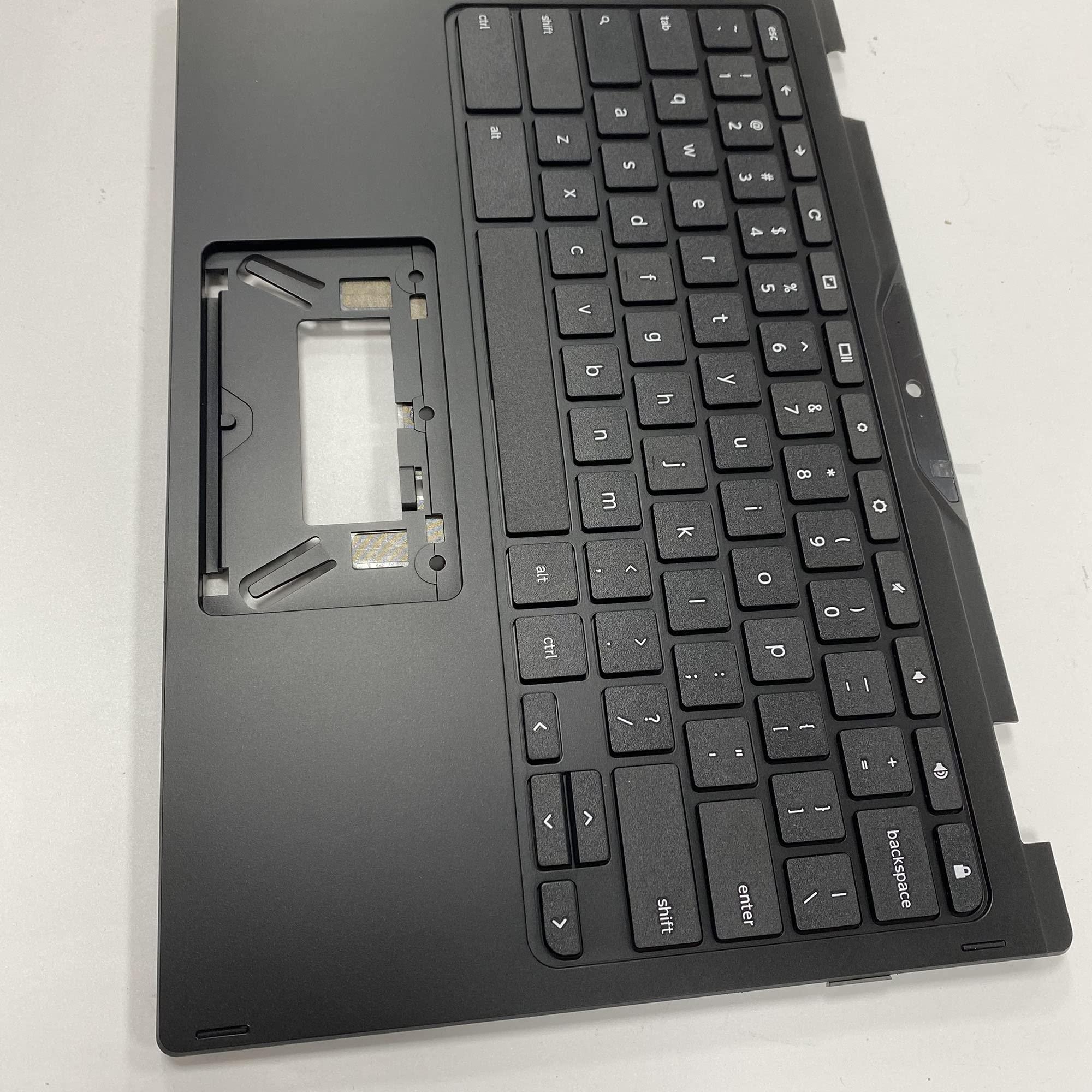 LTPRPTS LTPRPTS Replacement Laptop Upper Case Palmrest Keyboard Assembly Part for Chromebook Spin CP511-2HT R752T R752TN 6B.H93N7.021 Black