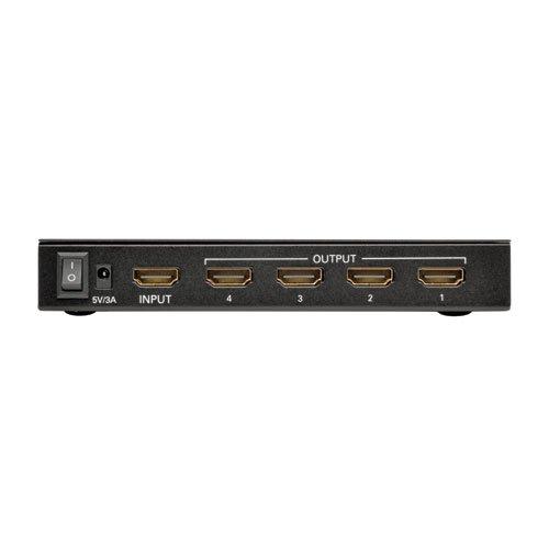 Tripp Lite Tripp Lite HDMI Splitter, 4 Port 1 in 4 out Splitter, 4K Audio Video, DVI Compatible, HDCP 1.3, 4K x 2K (B118-004-UHD)