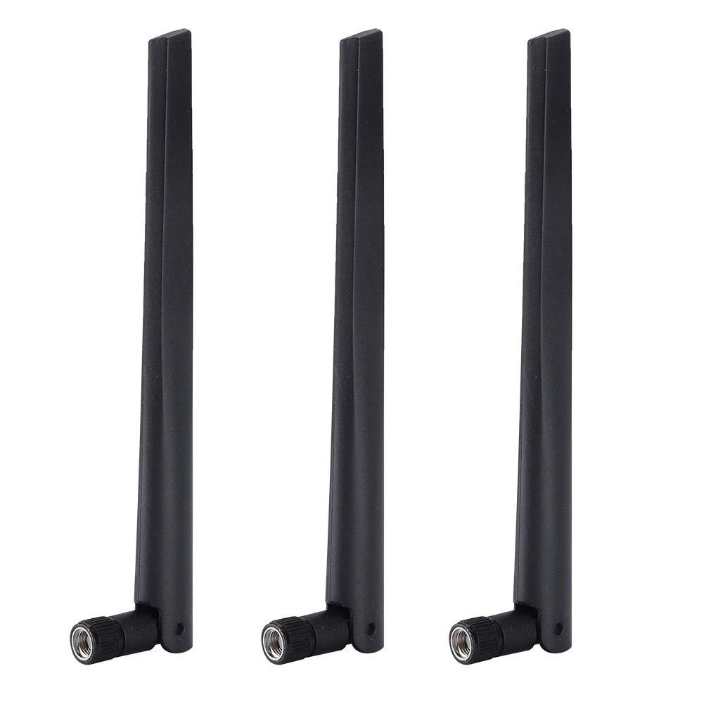 Qiilu Antenna Replacement Rt N66U Antenna 3Pcs Router SMA Network Card External Antenna for Rt Ac68U