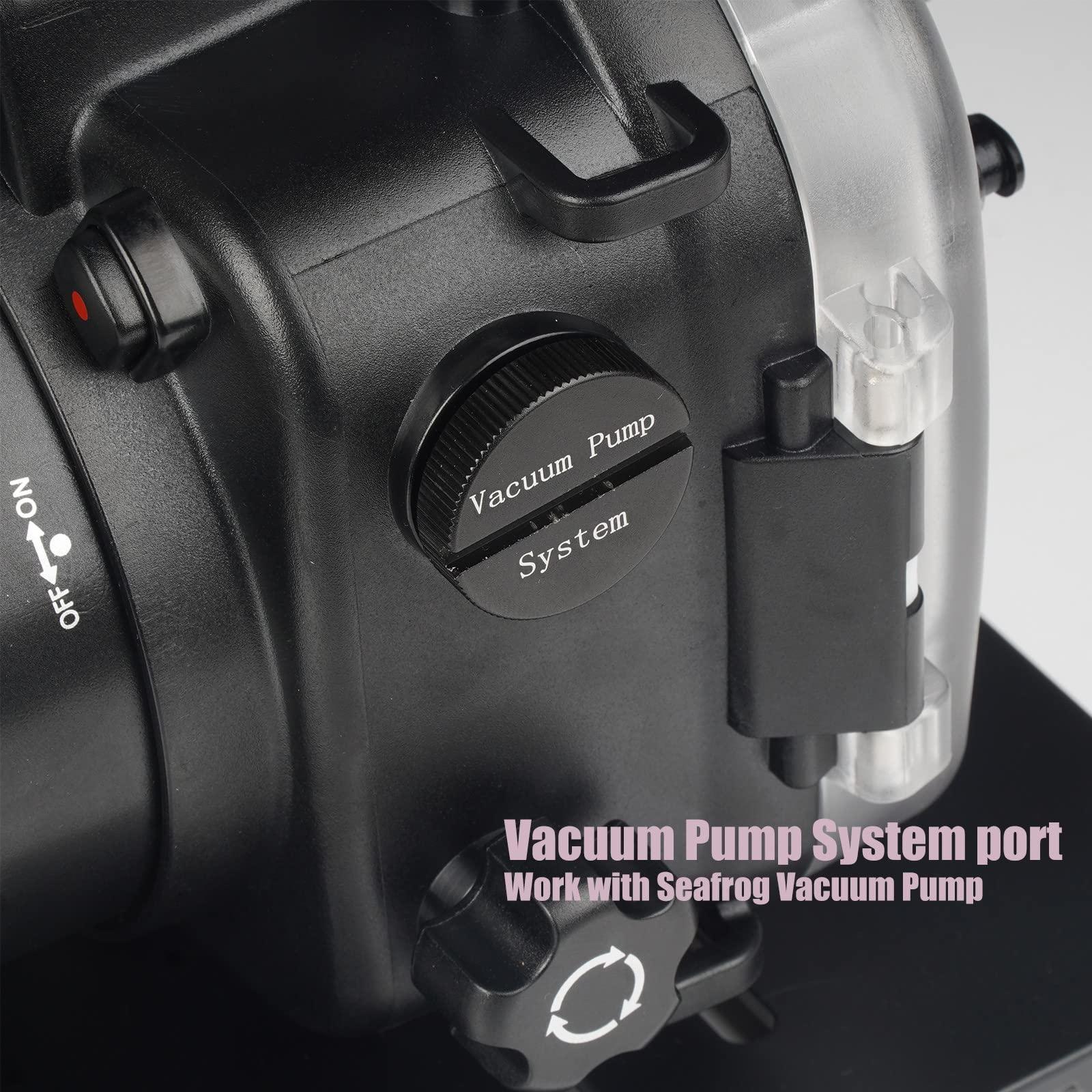 Sea frogs Seafrogs Underwater Housing for Sony A7iii A7riii +WA005F Dome port Kit [40m/130ft] Waterproof Case with 6" Dome for Sony A7r3 A7m3+ 16-35mm F4, 28-70mm F3.5-5.6