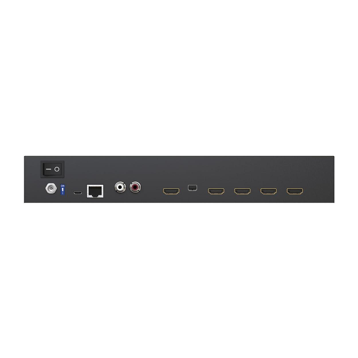 BZB GEAR 4-Port 4K UHD Video Wall Processor with Scaler, Audio and 1x3/1x4/2x2/4x1 Layout