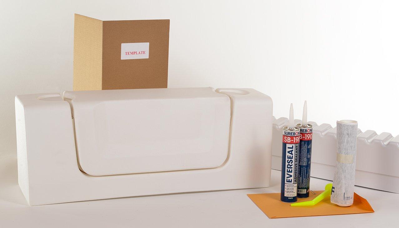 Cleancut CleanCut Convertible Bathtub Accessibility Kit - Convert Existing Tub to Walk-In Tub (White, Size Large)