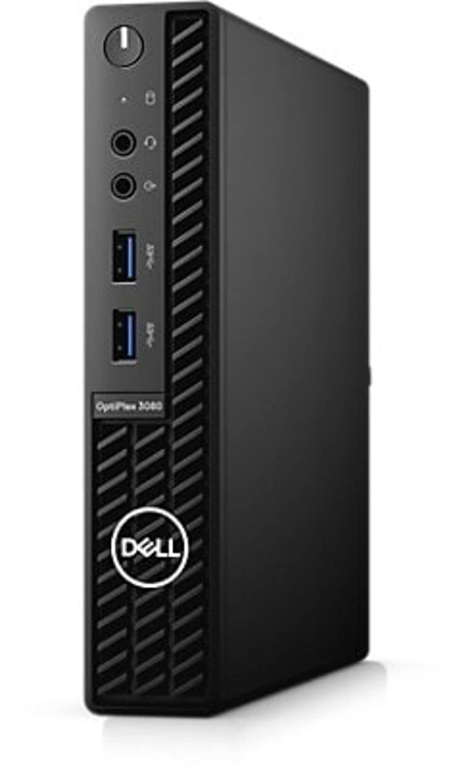 Dell Dell Optiplex 3080 Micro Desktop | Core i5-10500T - 256GB SSD Hard Drive - 8GB RAM | 6 cores @ 3.8 GHz Win 11 Pro Black (Renewed)