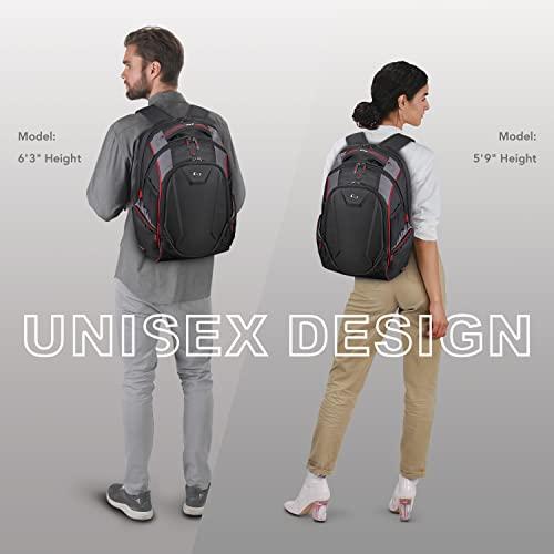 Solo New York Solo New York Launch 17.3-Inch Laptop Backpack with Hardshell Front Pocket, Black