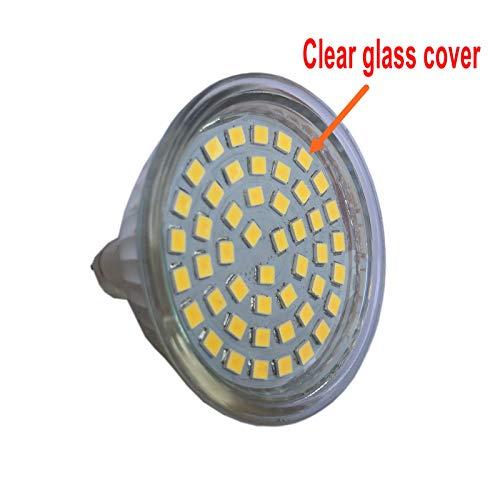 Welsun Welsun MR16 LED Light Bulb, 24V GU5.3 Led 5W (50W Halogen Bulb Equivalent), Energy Star, 400-450lm, 24 Volt Led Bulbs, 6-Pack (Color : Warm White)