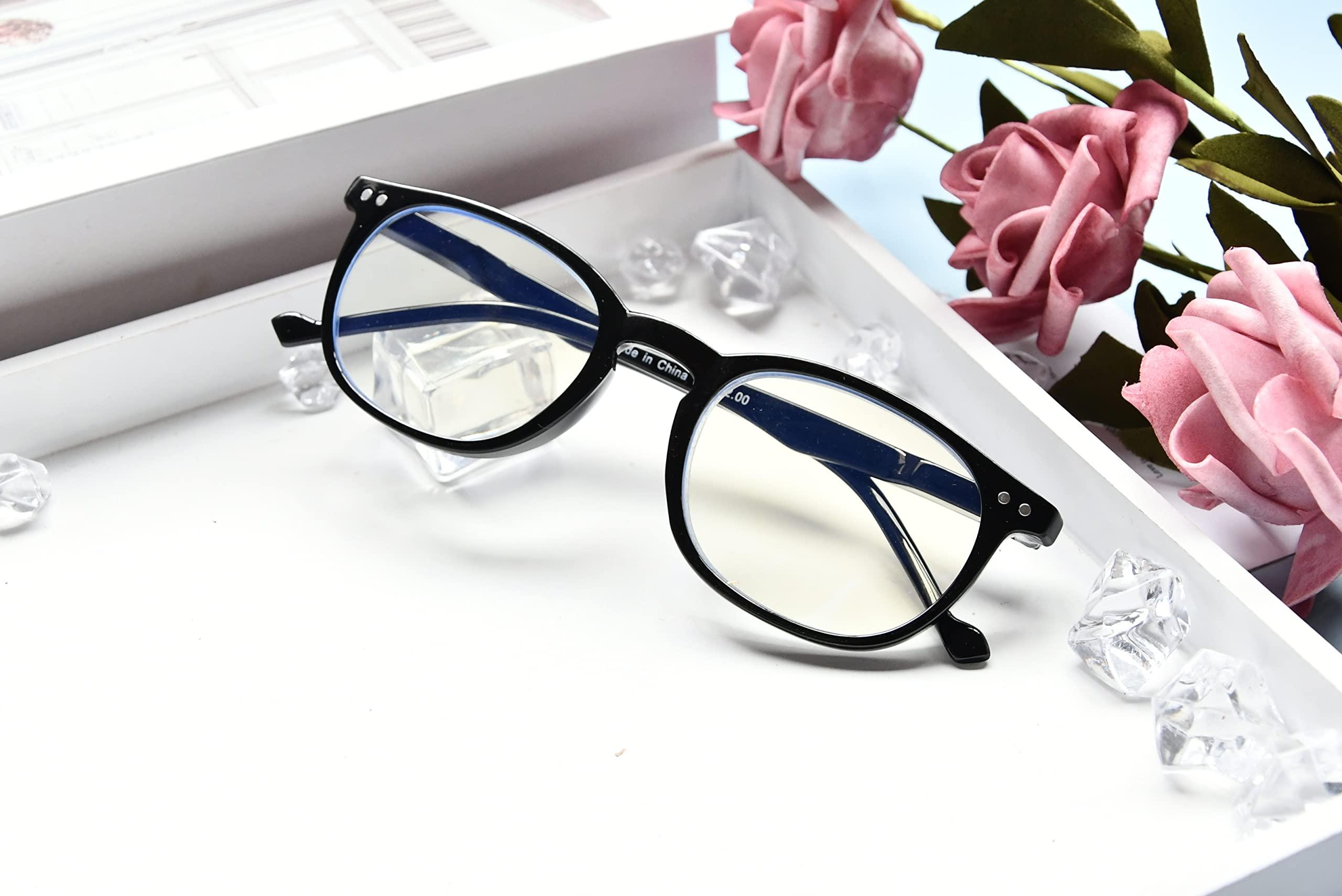 Eyekepper Eyekepper Blue Light Blocking Reading Glasses for Men Women Vintage Readers,Black