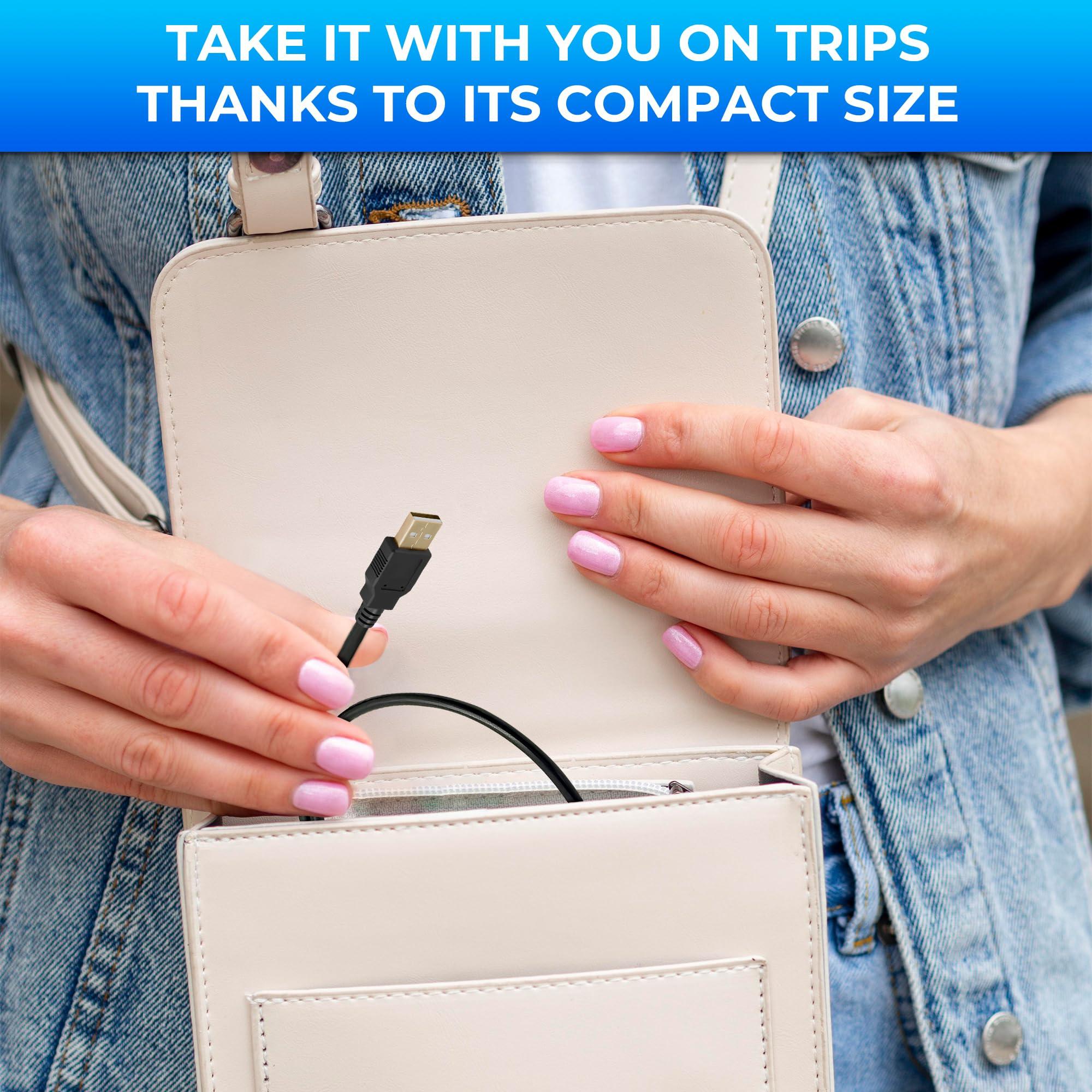 PIKTIME HDMI to USB Cable For Charging - 0.5m/1.64ft USB to HDMI Cable USB A to HDMI 2.0 Cable HDMI to USB Adapter HDMI USB Cable For Charge HDMI to USB Cord - USB Male to HDMI Male HDMI Cable to USB 2.0