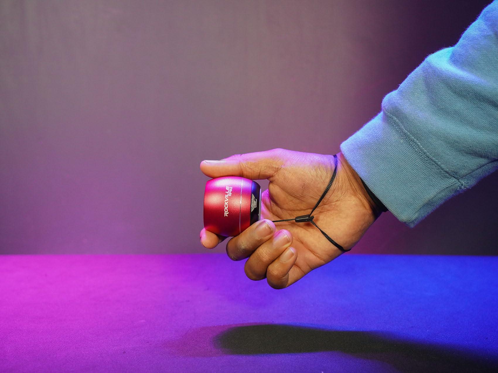 Rockville Rockville RPB2-RED Handheld Portable Bluetooth Speaker Great Sound+Wireless Link