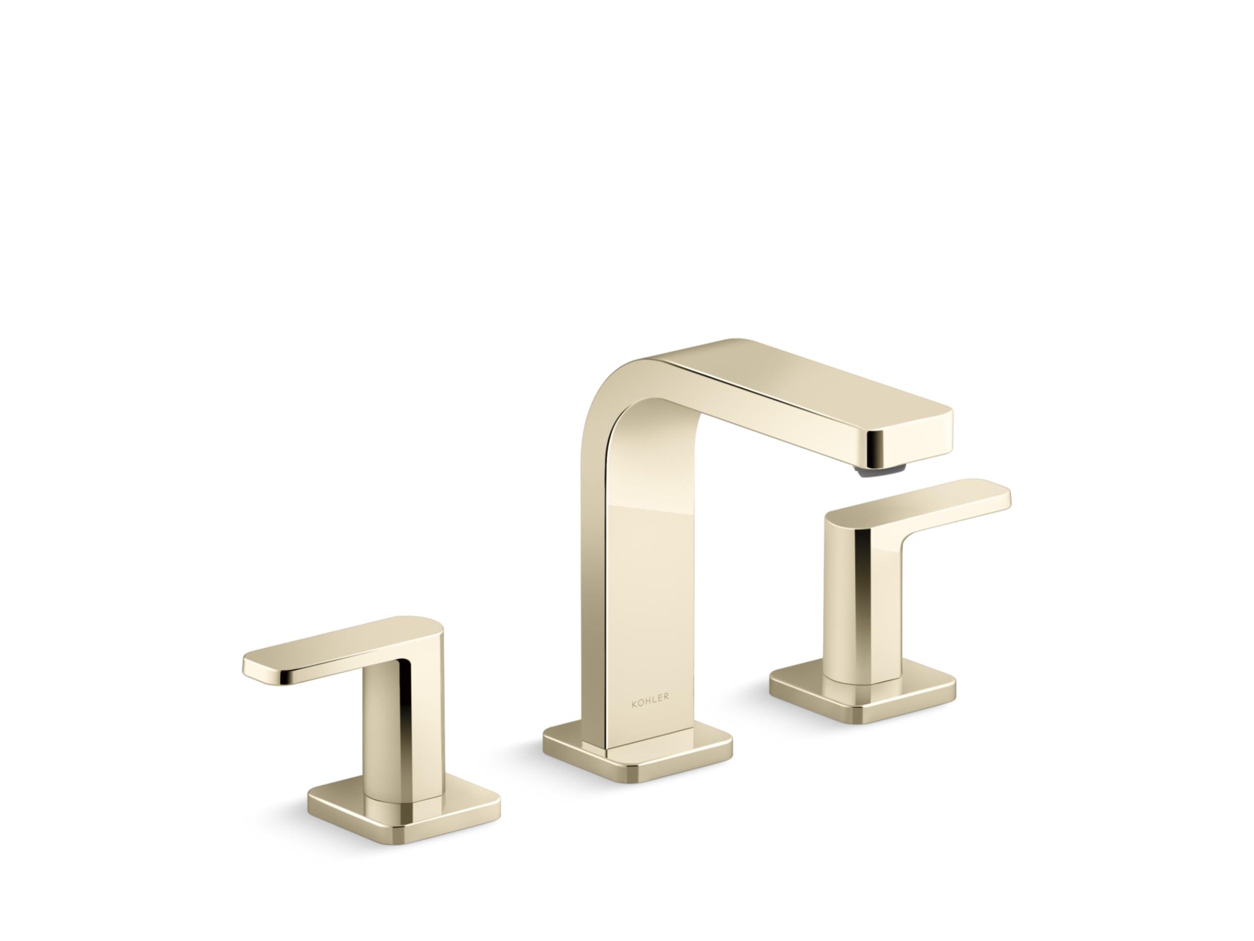 KOHLER Kohler K-TS23503-4G-2MB Parallel Rite-Temp Shower Trim Kit with Lever Handle, 1.75 GPM, Vibrant Moderne Brushed Brass