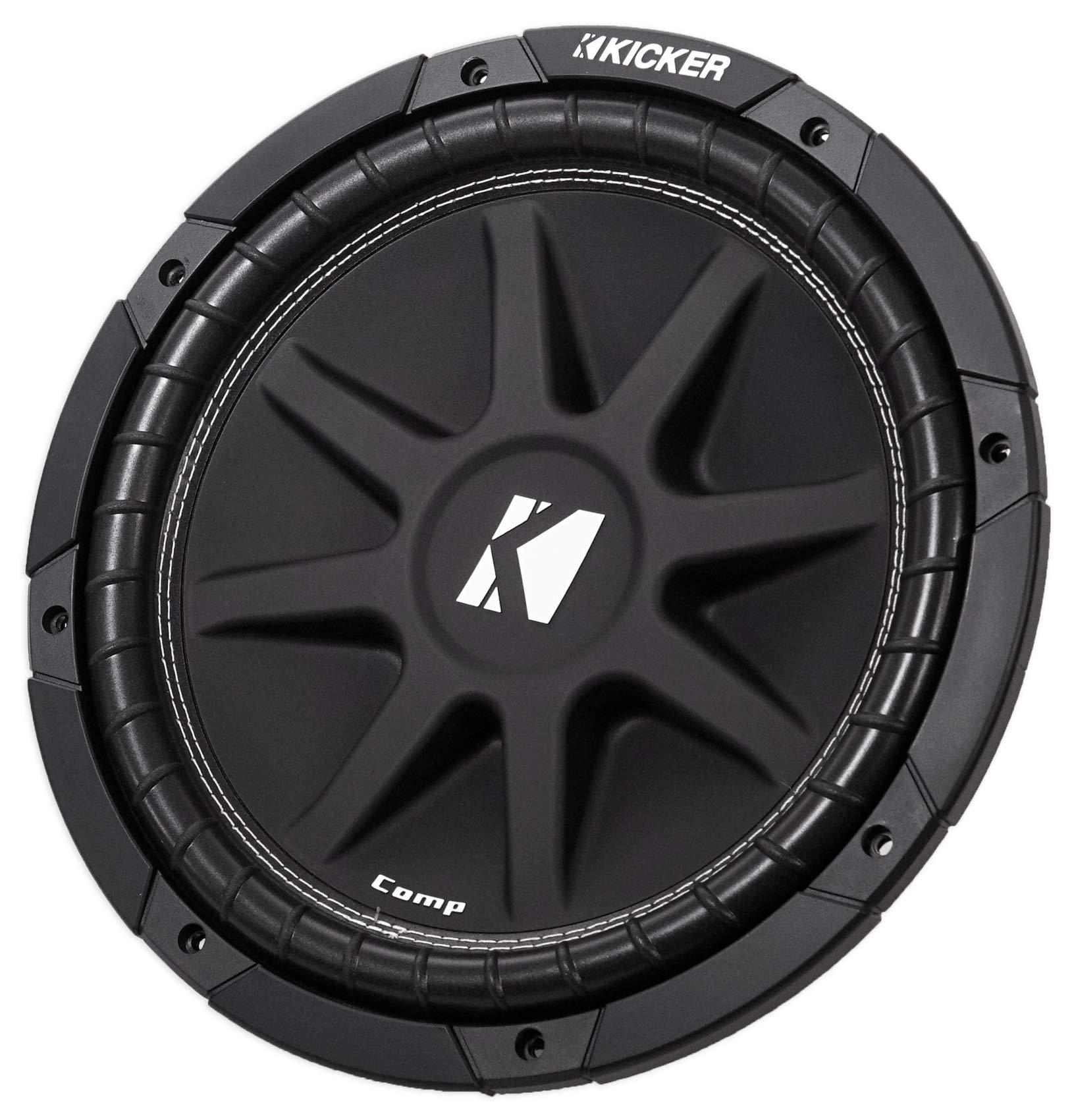 KICKER KICKER 40c124 12\" 300 Watt Single 4-Ohm SVC Car Audio Subwoofer Sub