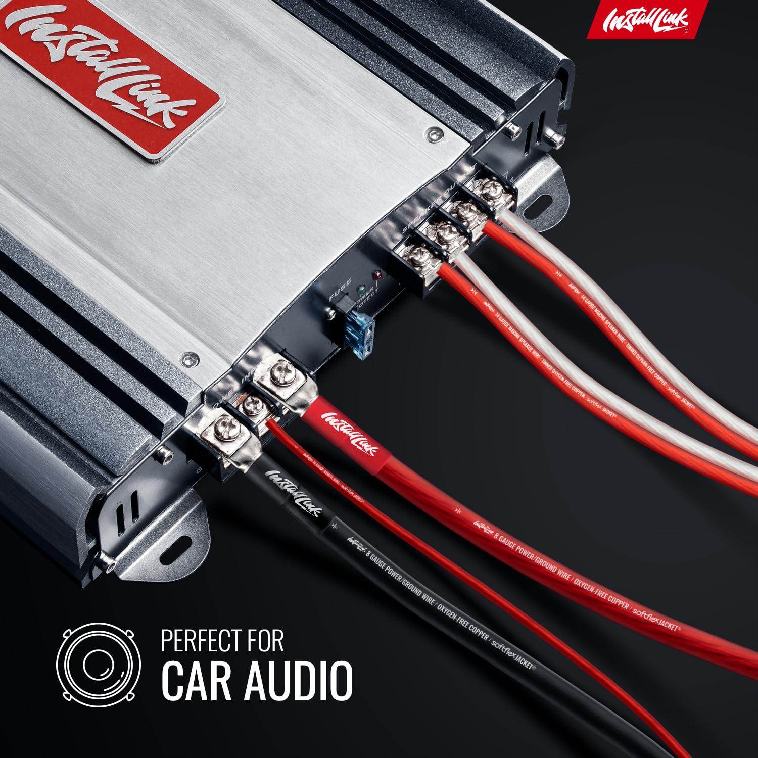 Install Link Marine 14 AWG Gauge Speaker Wire Cable, Tinned OFC (100 Feet) by Install Link