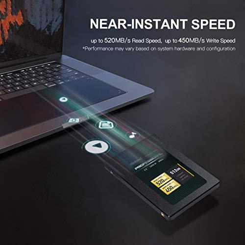 INLAND INLAND Professional 512GB SSD 3D TLC NAND SATA III 6Gb/s 2.5" 7mm Internal Solid State Drive (512GB)