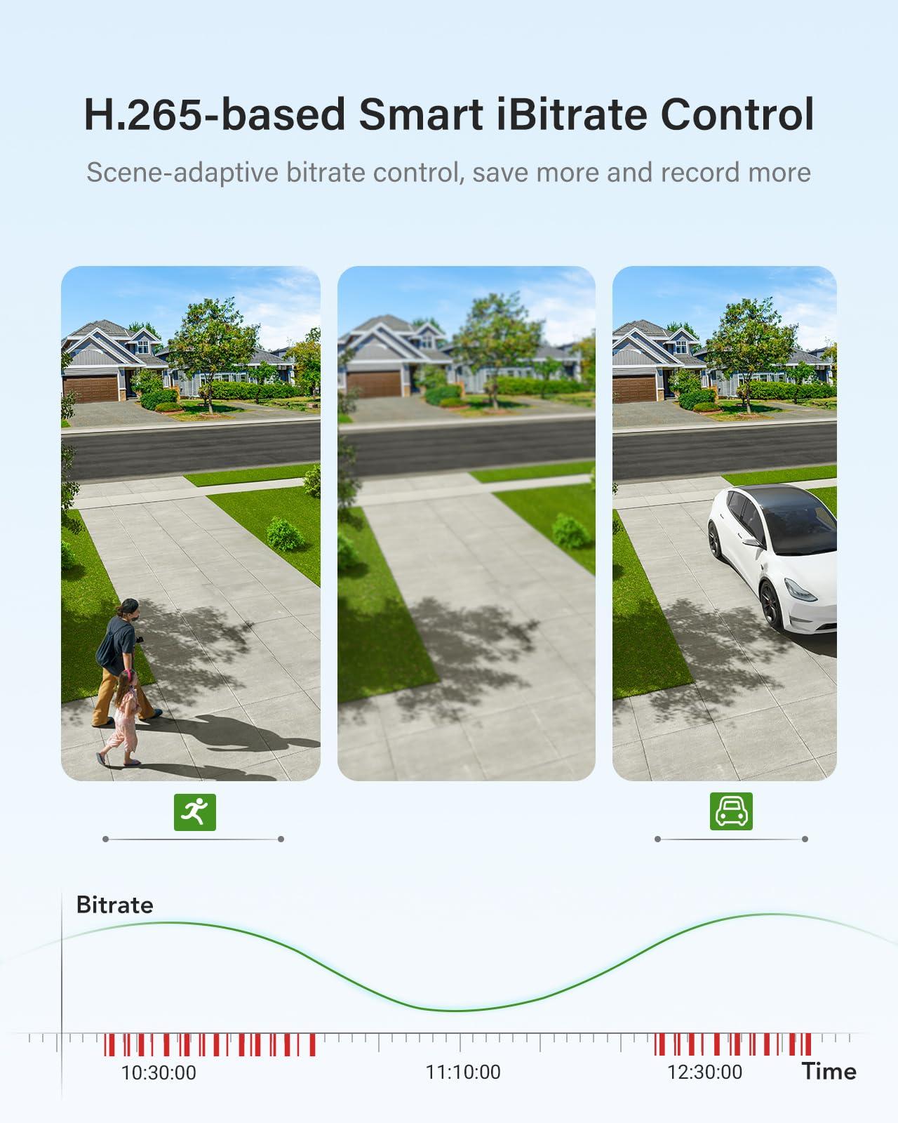 ANNKE ANNKE 8 Channel Security Camera System, 3K Lite DVR Recorder with 1TB eSSD, 8X 2MP IP66 Wired Black Cams, 3.6mm Lens, 100ft Night Vision, AI Motion Detection, Easy Remote Access, Smart Playback