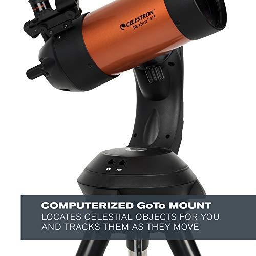 Celestron Celestron - NexStar 4SE Telescope - Computerized Telescope for Beginners and Advanced Users - Fully-Automated GoTo Mount - SkyAlign Technology - 40,000+ Celestial Objects - 4-Inch Primary Mirror