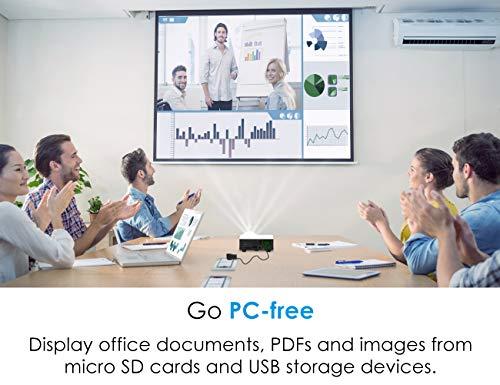 Optoma Optoma ML750ST Ultra-Compact 700 Lumen WXGA Short Throw LED Projector with MHL Enabled HDMI Port